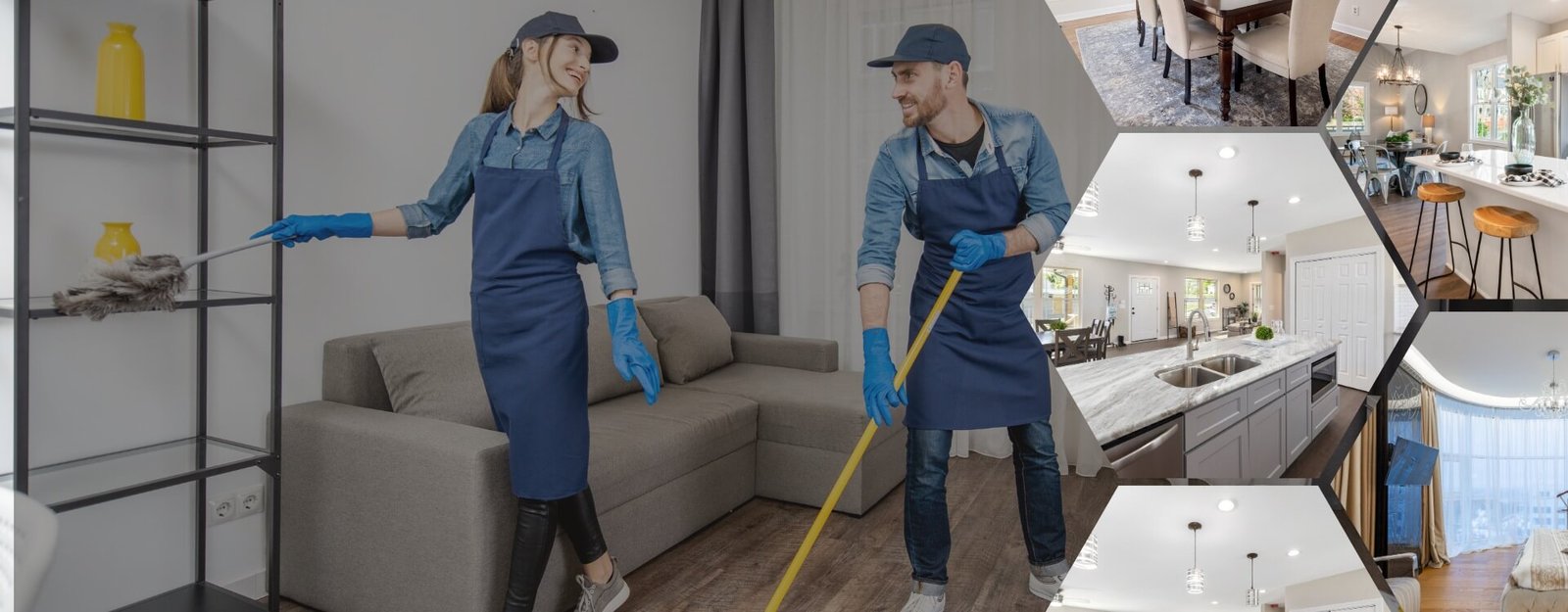 Residential cleaning services in Columbus, Ohio - spotless homes by professional cleaners.
